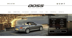 Desktop Screenshot of bossmotor.co.uk